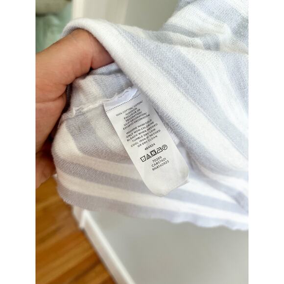 Loft | Blue and White Top | Sz S - Picture 5 of 6